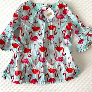 Mudpie Flamingo Cover Up